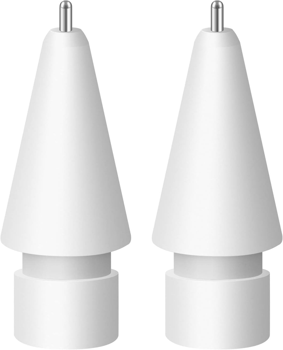 Digiroot Upgraded Replacement Tip for Apple Pencil 1st/2nd Generation&Logitech Crayon, 0.72mm No Wear Out Fine Point Precise Control Pen Like Nibs for iPad Pro/Air/Mini Pencil-2 Pack